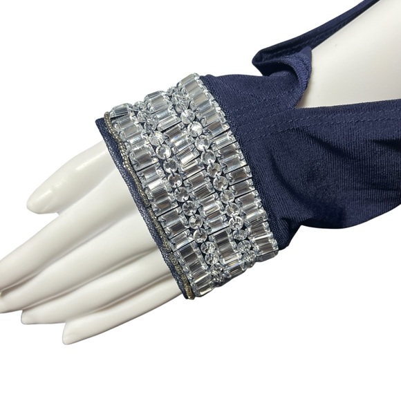 Emerald Sundae - Women’s Rhinestone One Shoulder Dress Sz. LG - Picture 3 of 6